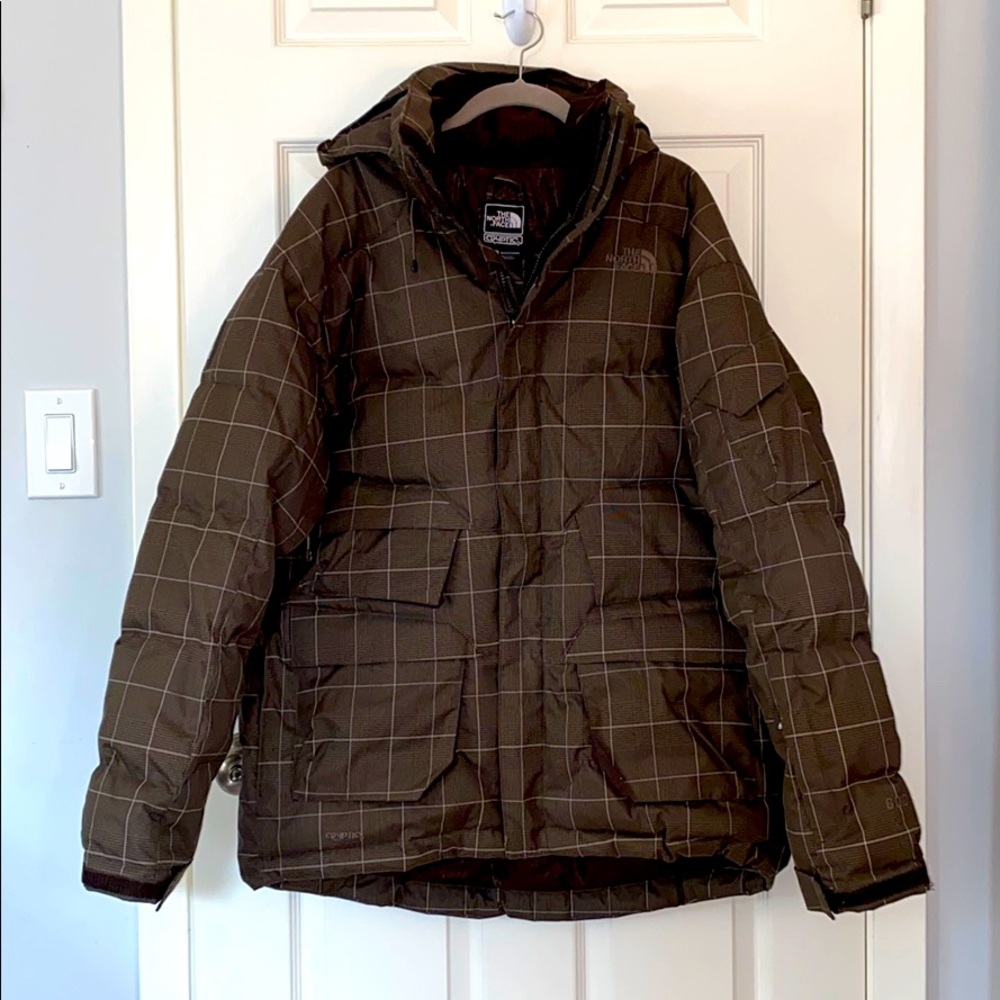 Verdi Plaid North Face 600 Snow Coat